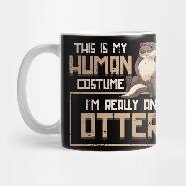 Funny Human Costume Otter by shirtsyoulike